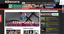 Desktop Screenshot of 419sports.com