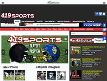 Tablet Screenshot of 419sports.com